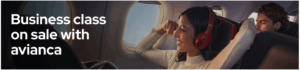 Avianca LifeMiles business class award sale banner
