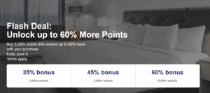 Buy Wyndham points with up to a 60% bonus