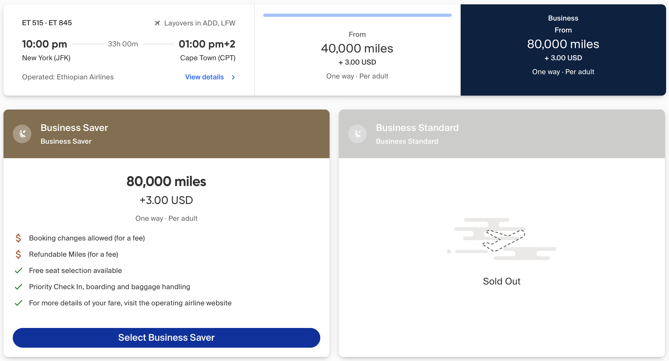 JFK to CPT via Copa Airlines