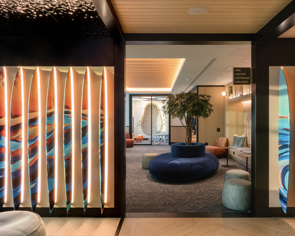 The Chase Sapphire Lounge in San Diego.