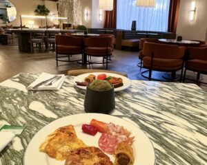 Hyatt Regency San Francisco Club for breakfast in one of my recentstays