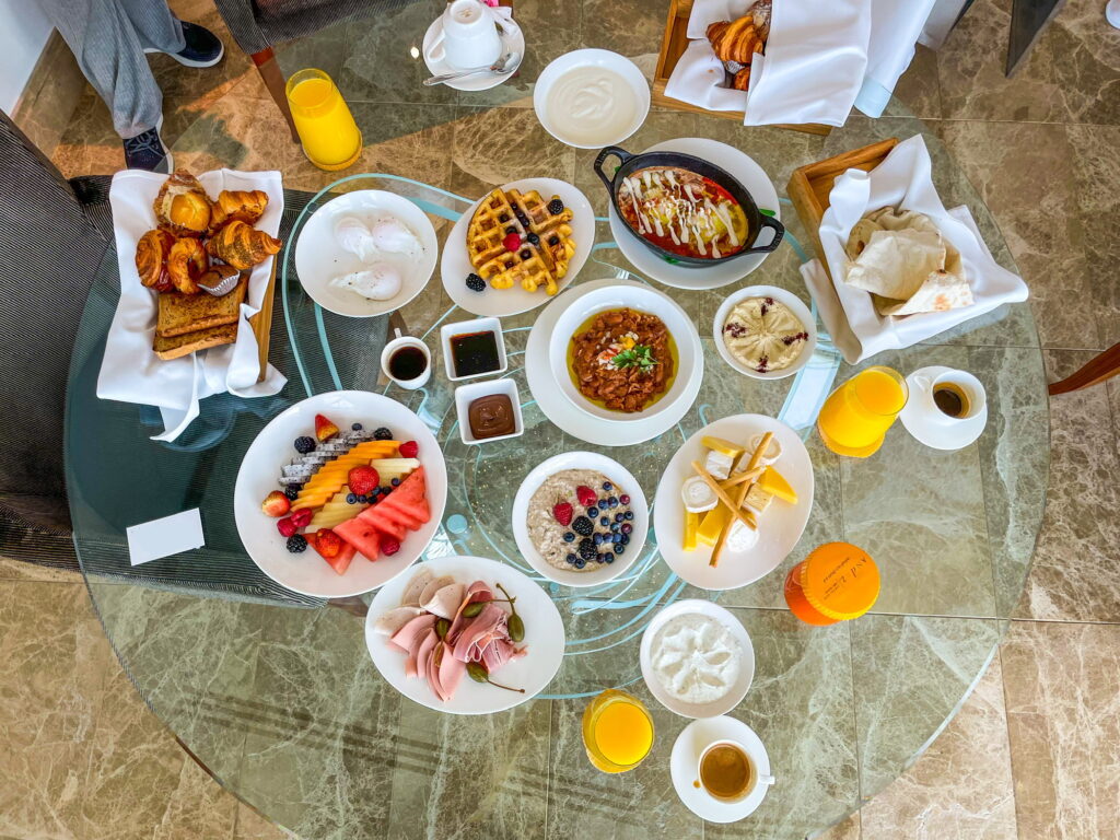 Globalist breakfast at Andaz Capital Gate in Abu Dhabi, UAE