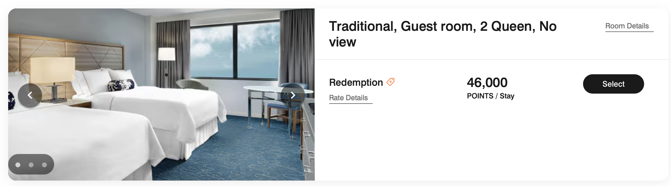 Marriott award stay
