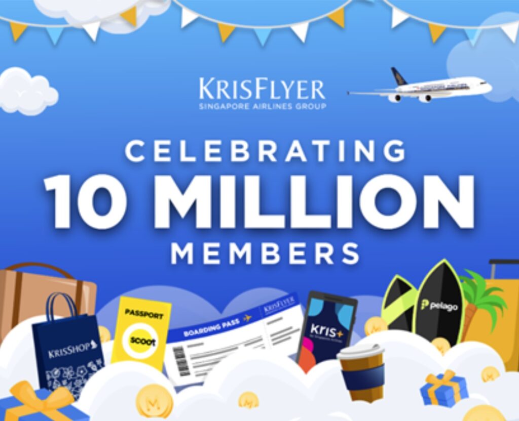 Singapore Airlines Promotions for 10 Million KrisFlyer Members
