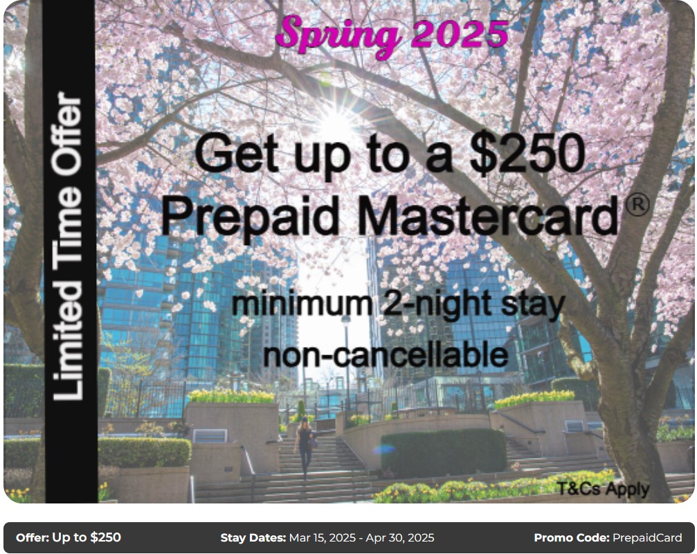 Stay Vancouver Mastercard Promotion March 2025