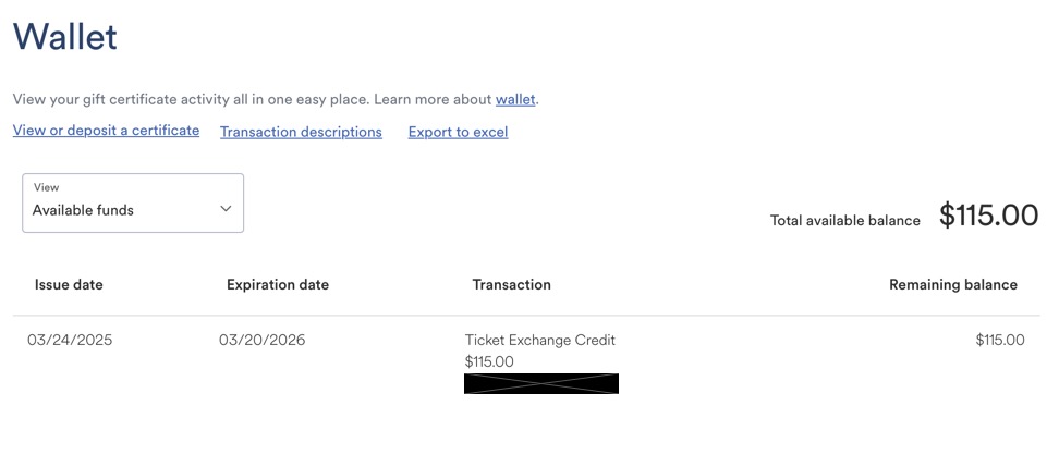 Alaska Airlines Wallet
