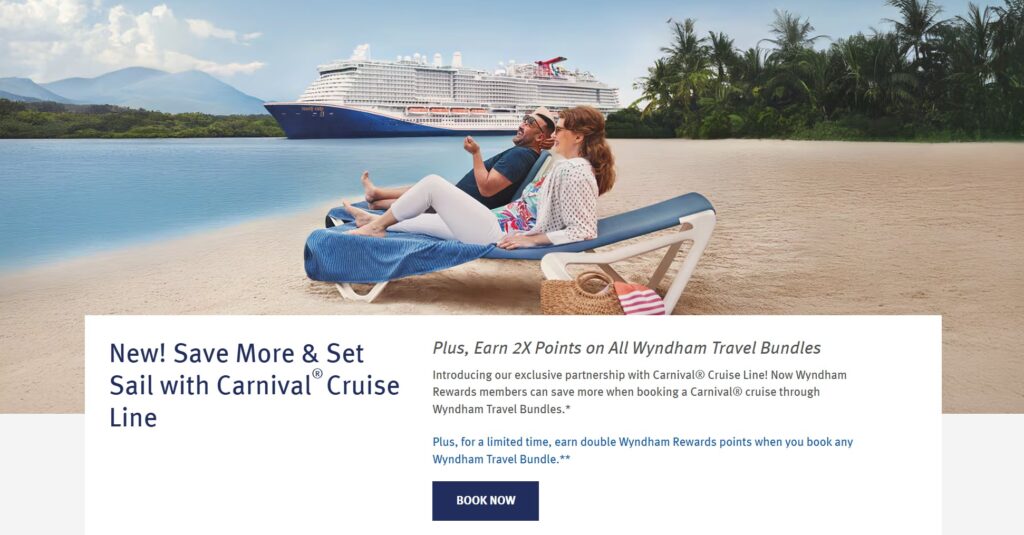 Wyndham Travel Bundle Double Points for Member Month 2025
