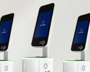 CLEAR+ kiosks at an airport