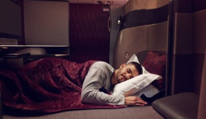 Qatar Qsuite turndown service