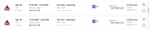 Search results from Roame.Travel