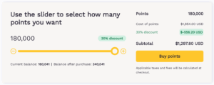 Buy Choice points with up to a 30% discount