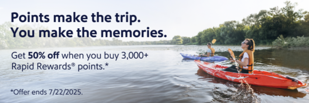Buy Southwest Points Promo Banner