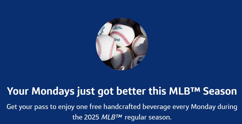 Capital One Cafes Free Coffee on Mondays for MLB 2025