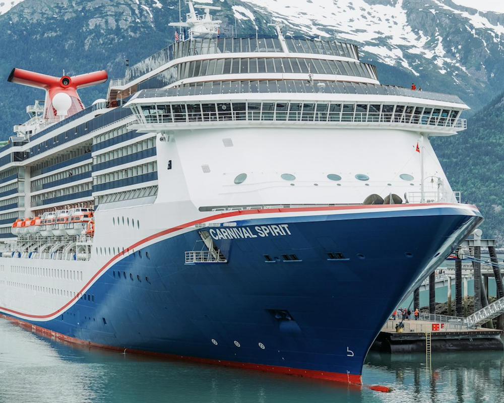 Carnival Cruise at Skagway, Alaska