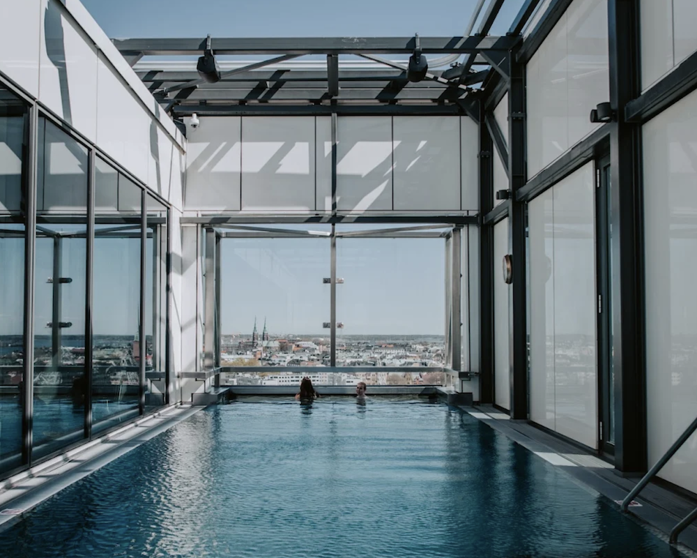 Clarion Hotel Helsinki pool.