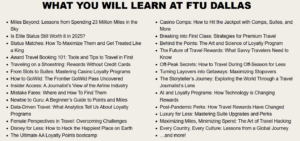 List of sessions announced for FTU Dallas 2025