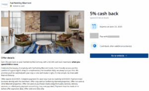 Details of Fairfield by Marriott Chase Offers