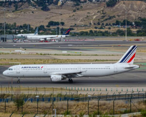 Air France jet on the Apron