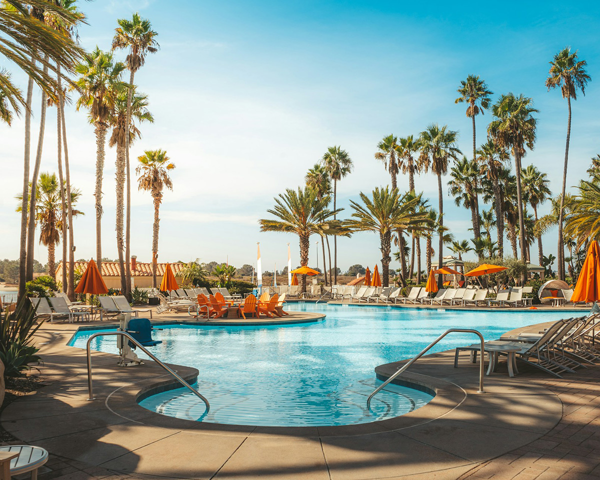 Luxury Resort Swimming Pool In San Diego