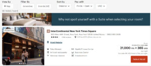 intercom NY Points and cash