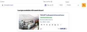 Lufthansa Lounge Access in Brussels