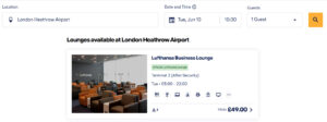 Lufthansa Lounge Access in London