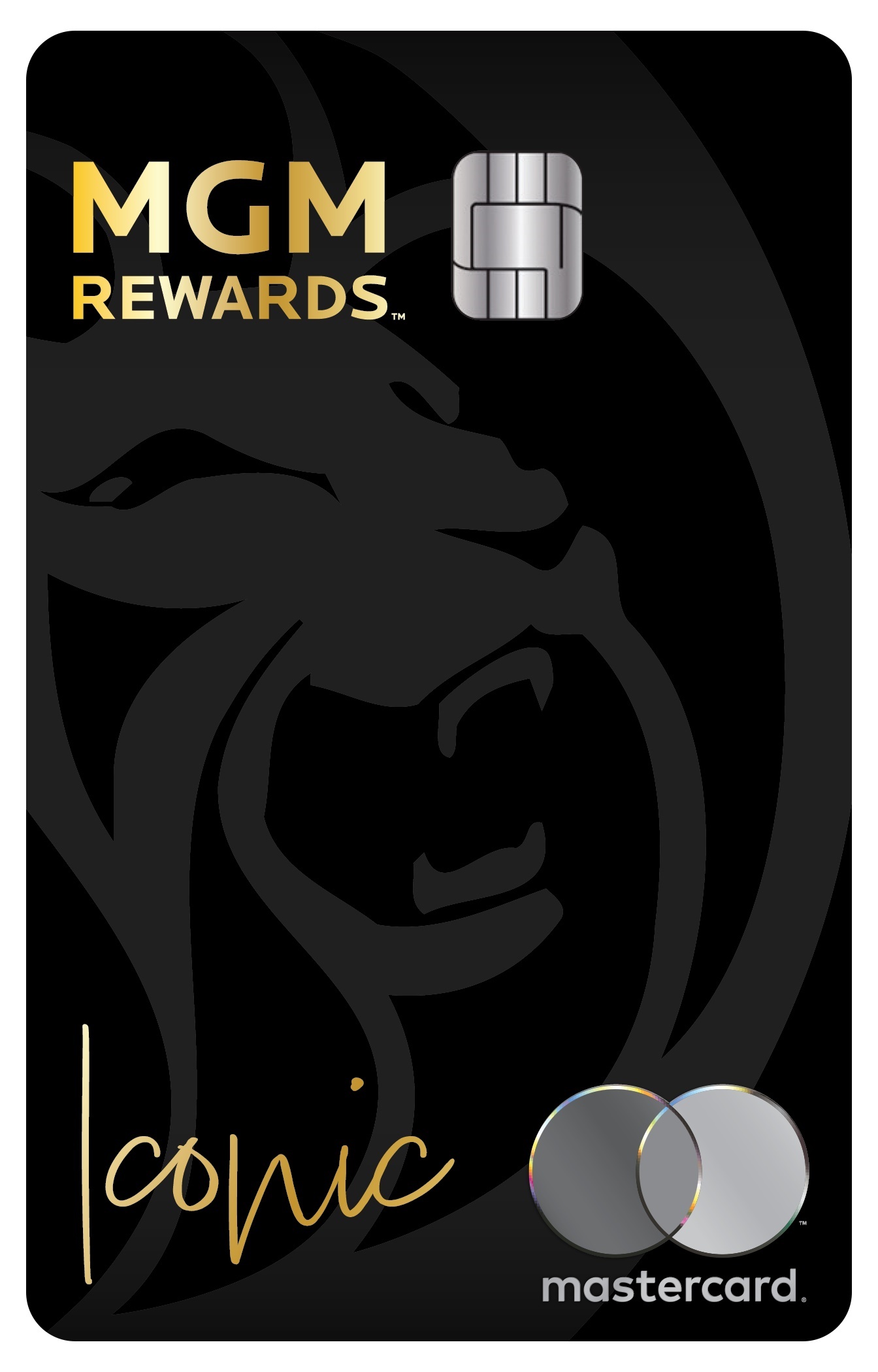 MGM Rewards Iconic World Elite Mastercard design