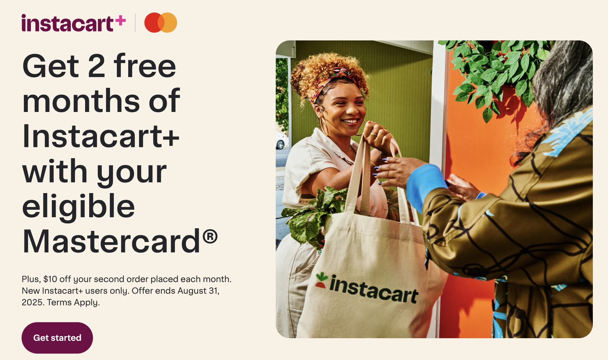 Mastercard Instacart benefits