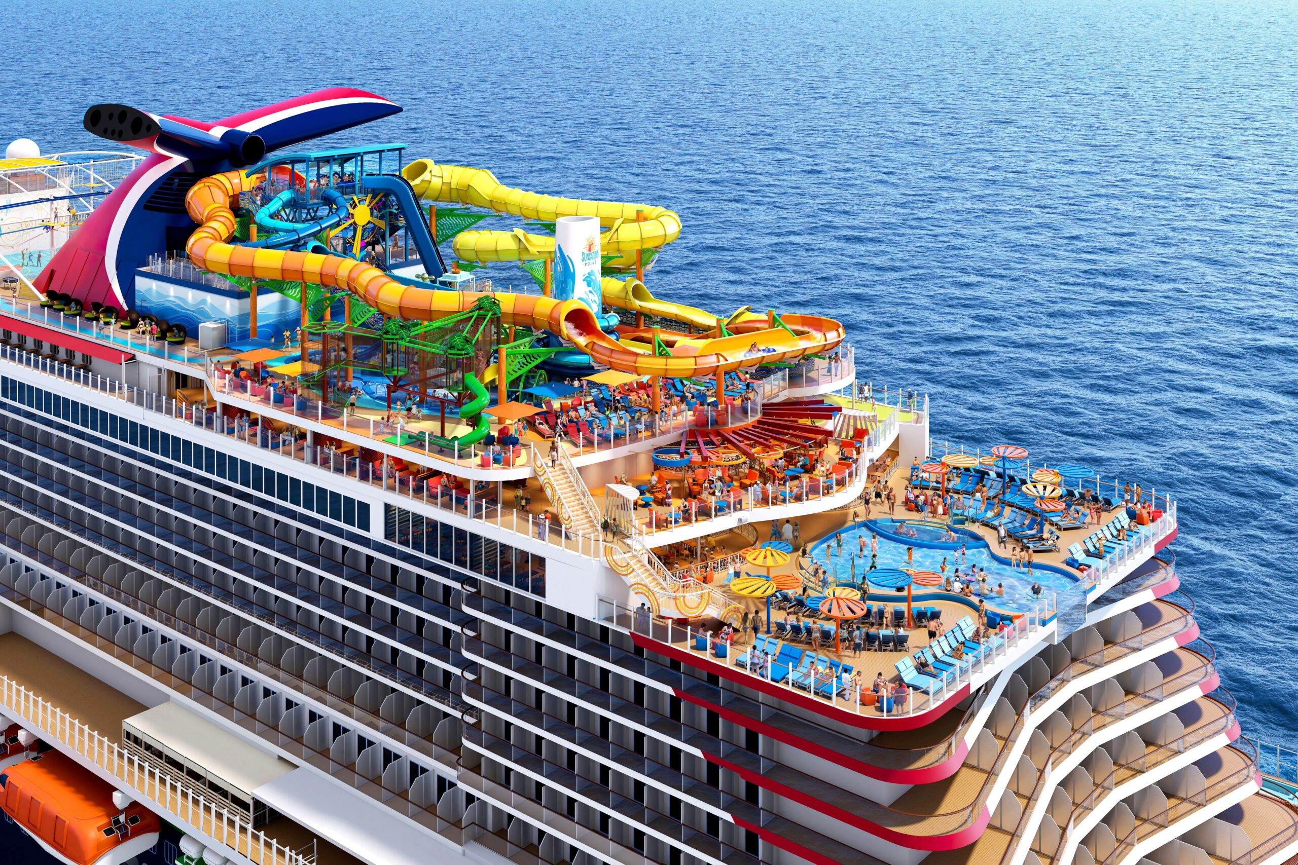Sunsation Point on Carnival Tropicale