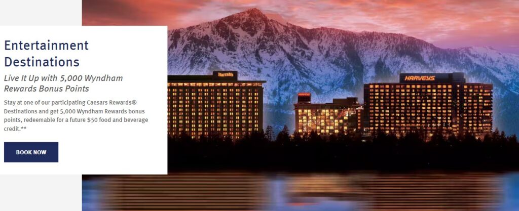 Wyndham Rewards Member Month Week 5 2025 5,000 Points Caesars Rewards