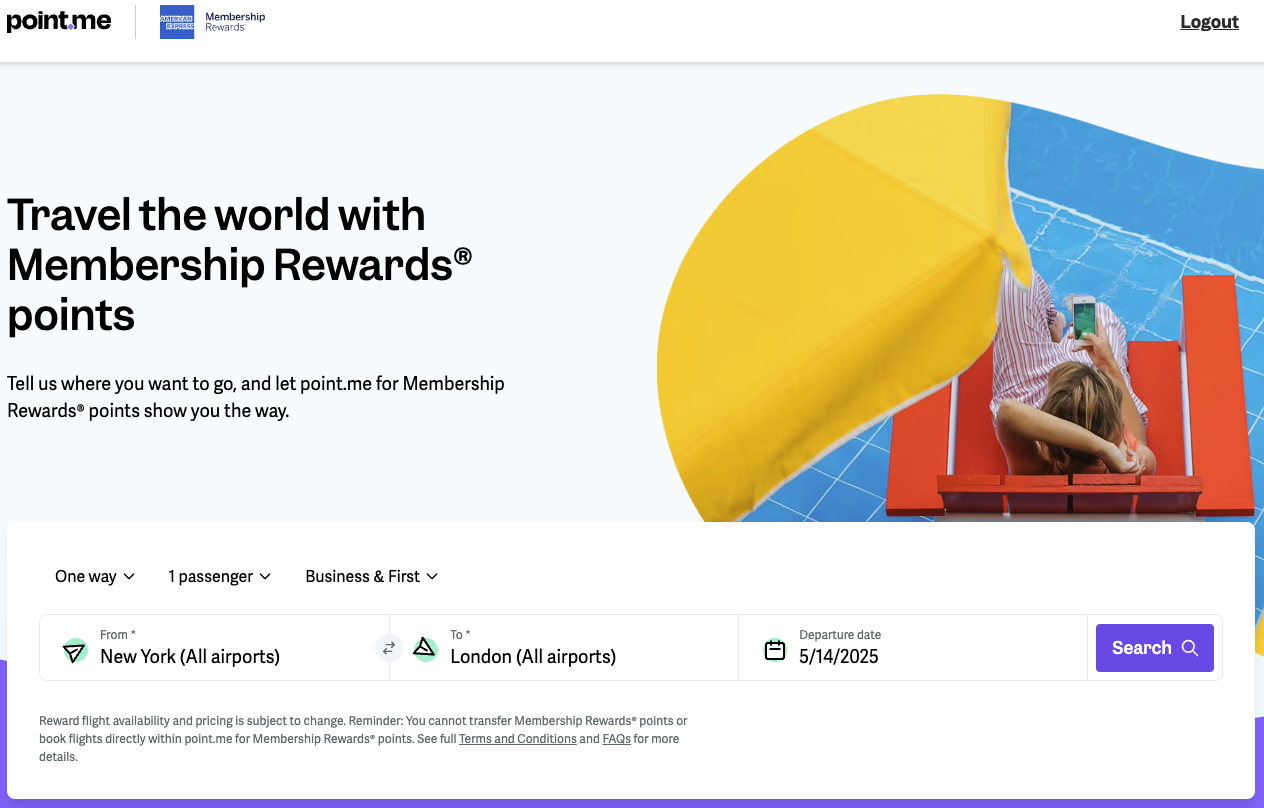 Point.me has version for those with Membership Rewards