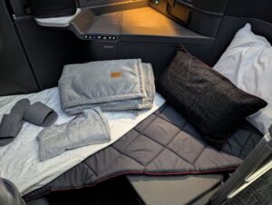 American Airlines Flagship Suite Preferred amenities on Boeing 787-9P
