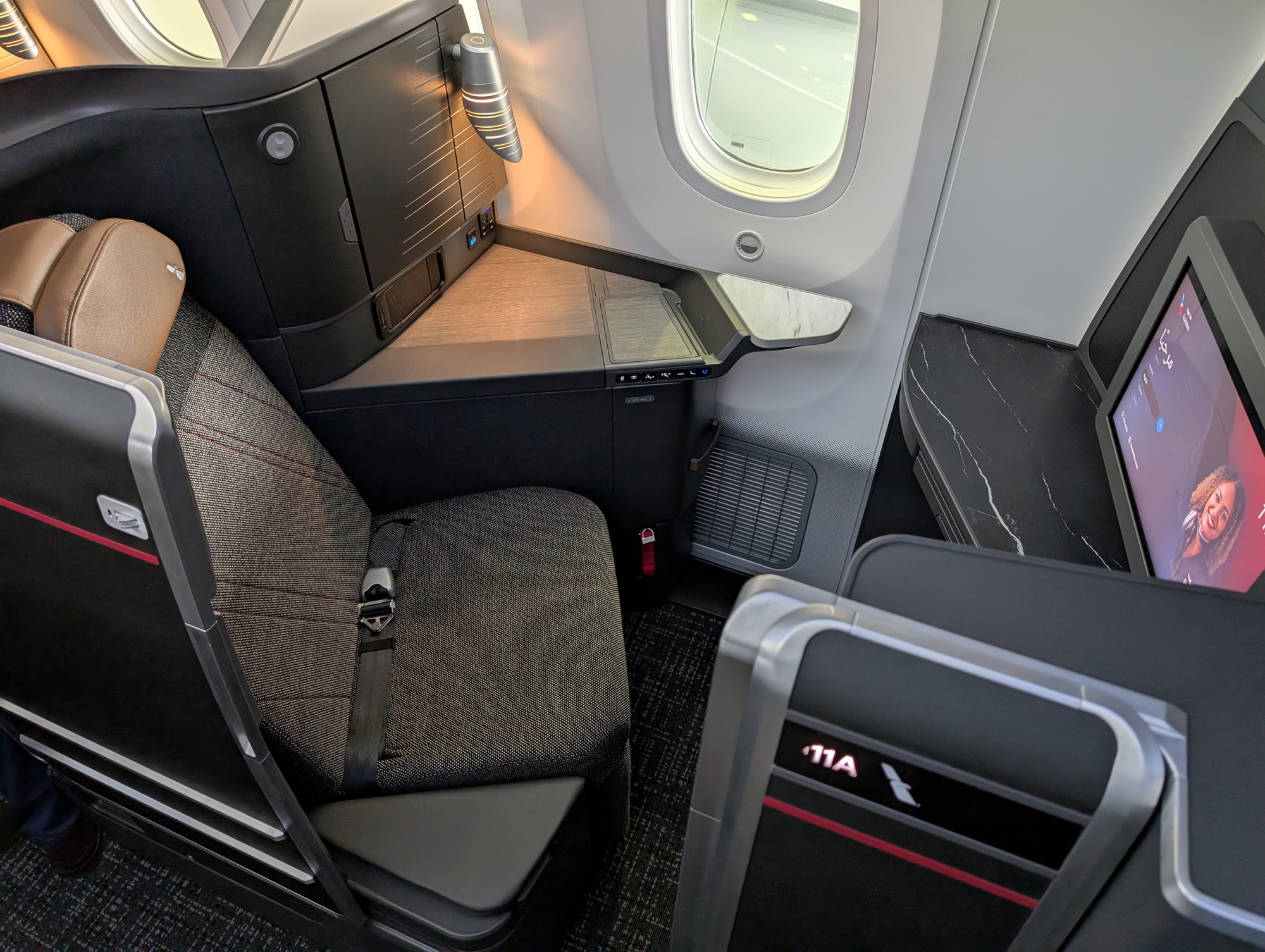 American Airlines Flagship Suite Preferred on Boeing 787-9P window seat