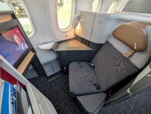 American Airlines Flagship Suite on Boeing 787-9P window seat