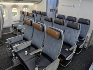 American Airlines 787-9P mini cabin