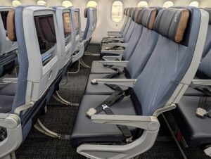 American Airlines 787-9P Main Cabin side view