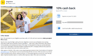 Details of Brightline Chase Offers