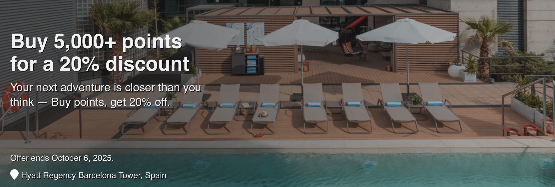 Buy Hyatt points with a discount.