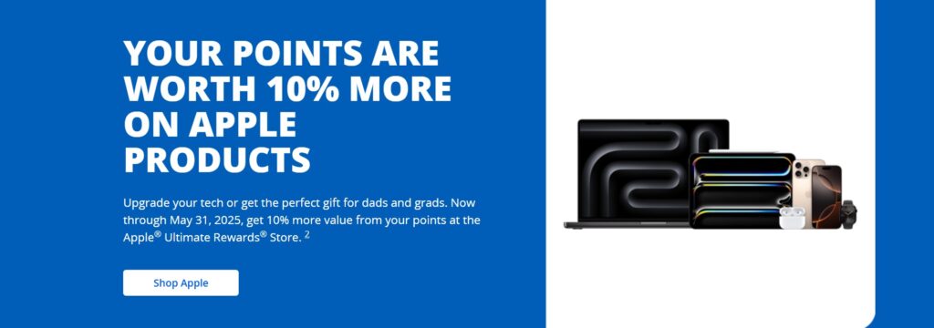 Chase Month of More May 2025 Apple Promotion