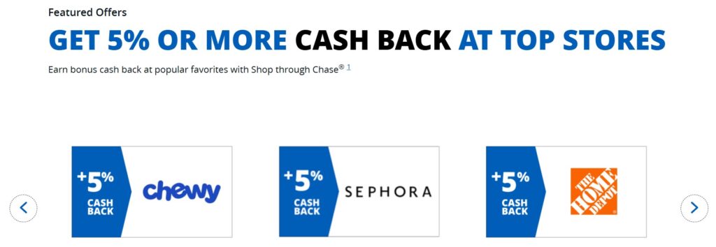 Chase Month of More May 2025 Cashback Offers