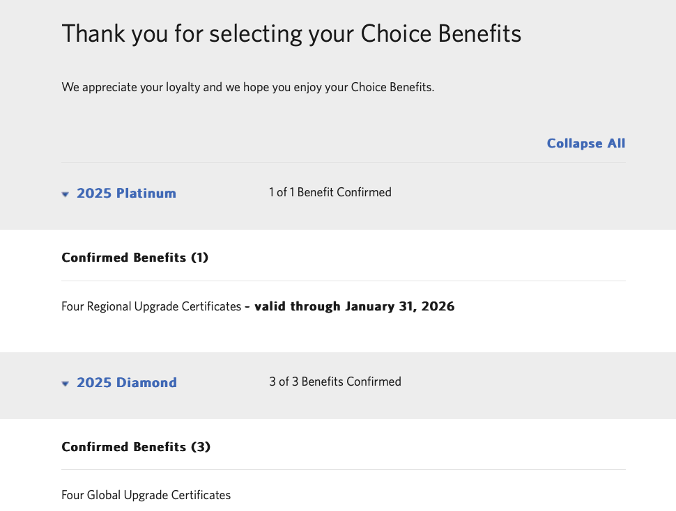 Delta choice benefit options