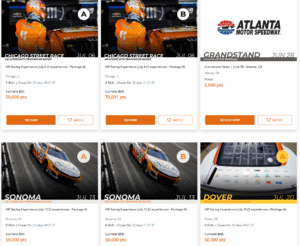 Choice Privileges racing experiences