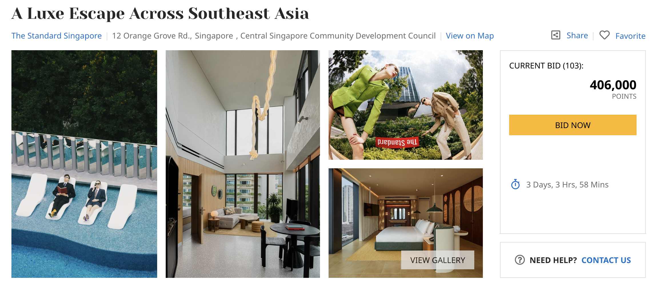 Hyatt Find Experience Bid Webpage: A Luxe Escape Across Southeast Asia