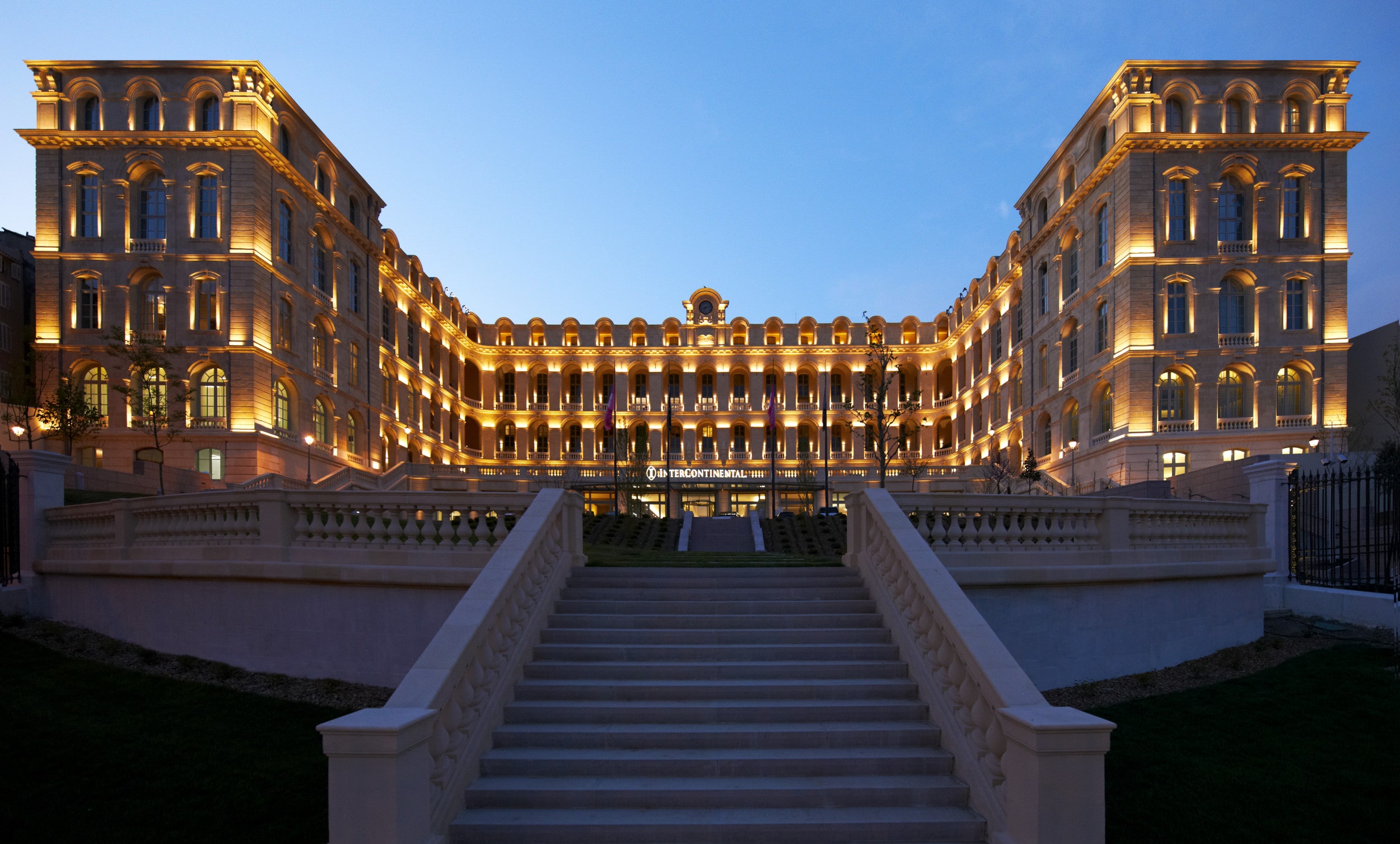View of the outside of the Intercontinental Marseille