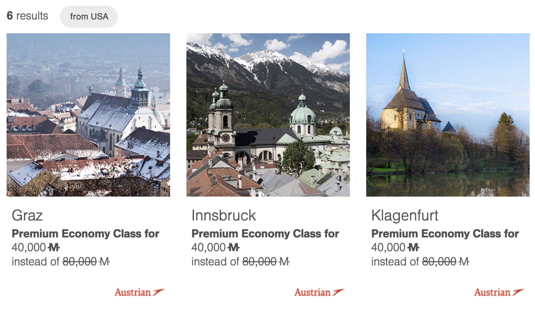 Lufthansa mileage bargains in premium economy.