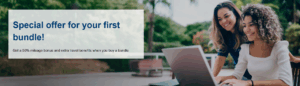 Lufthansa Miles & More 50% bonus miles banner