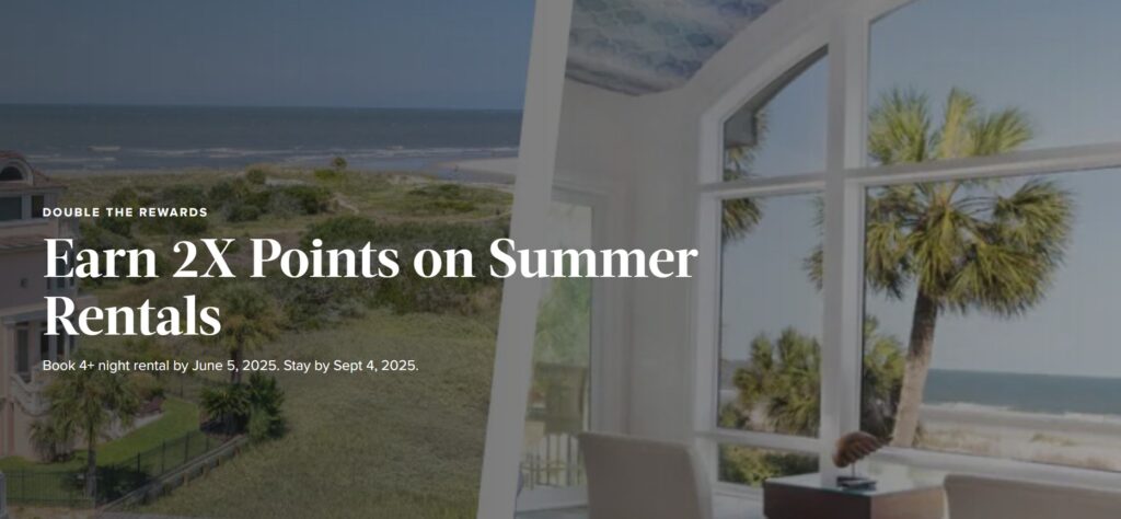 Marriott Homes and Villas Double Points May 2025 Promotion