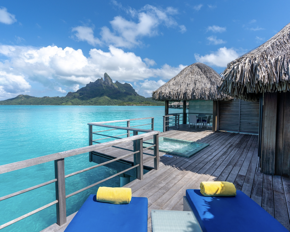 Balconies at The St. Regis Bora Bora Resort
