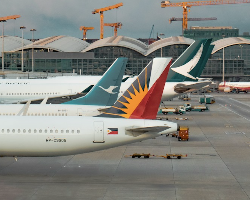 Philippine Airlines A321 at HKG.