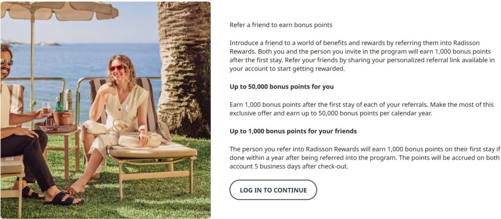 Radisson Rewards Refer a Friend Program 2025